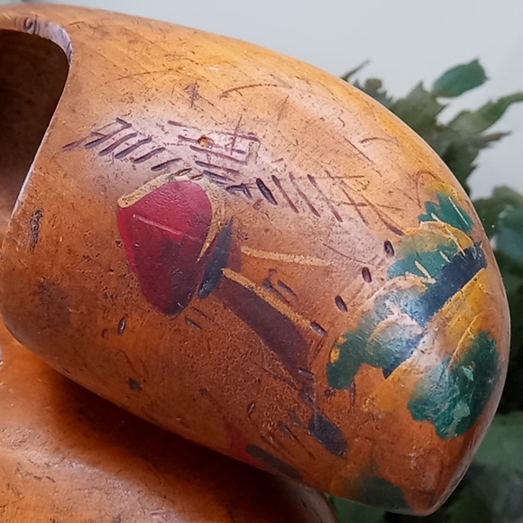 Vintage Wooden Shoes - Picture 3 of 13